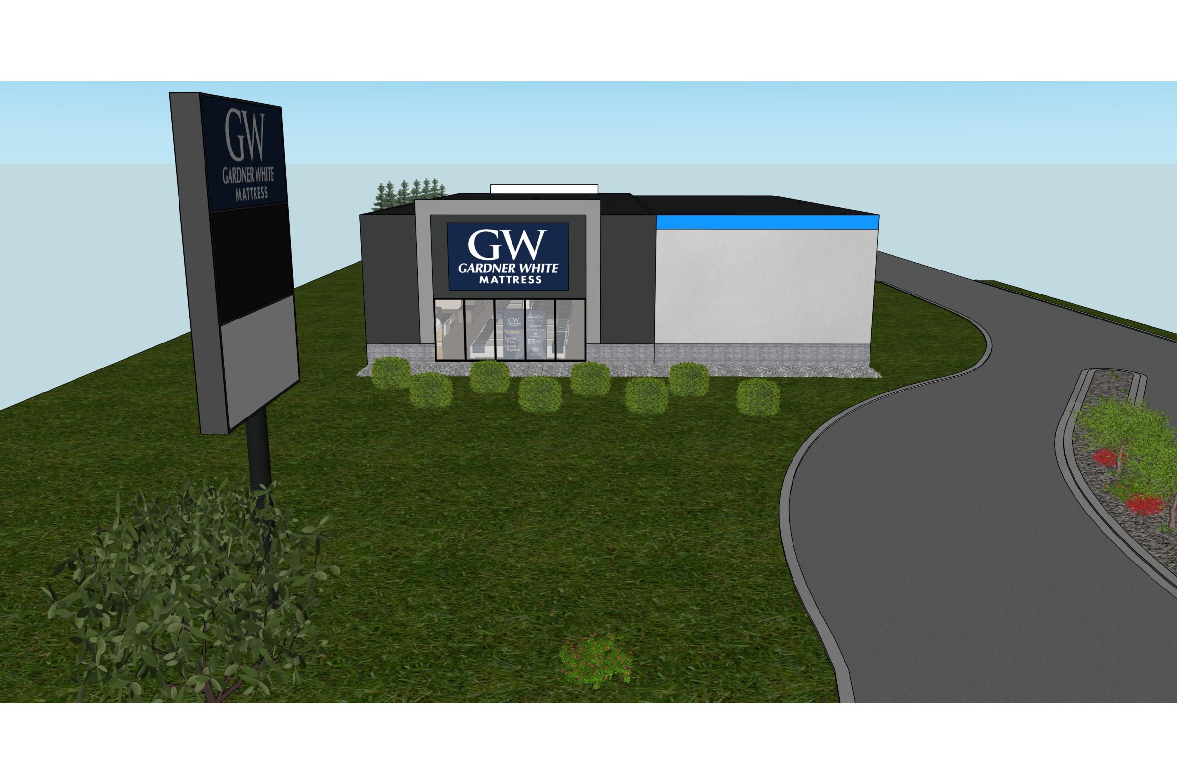 Storefront image of Gardner White's Midland location