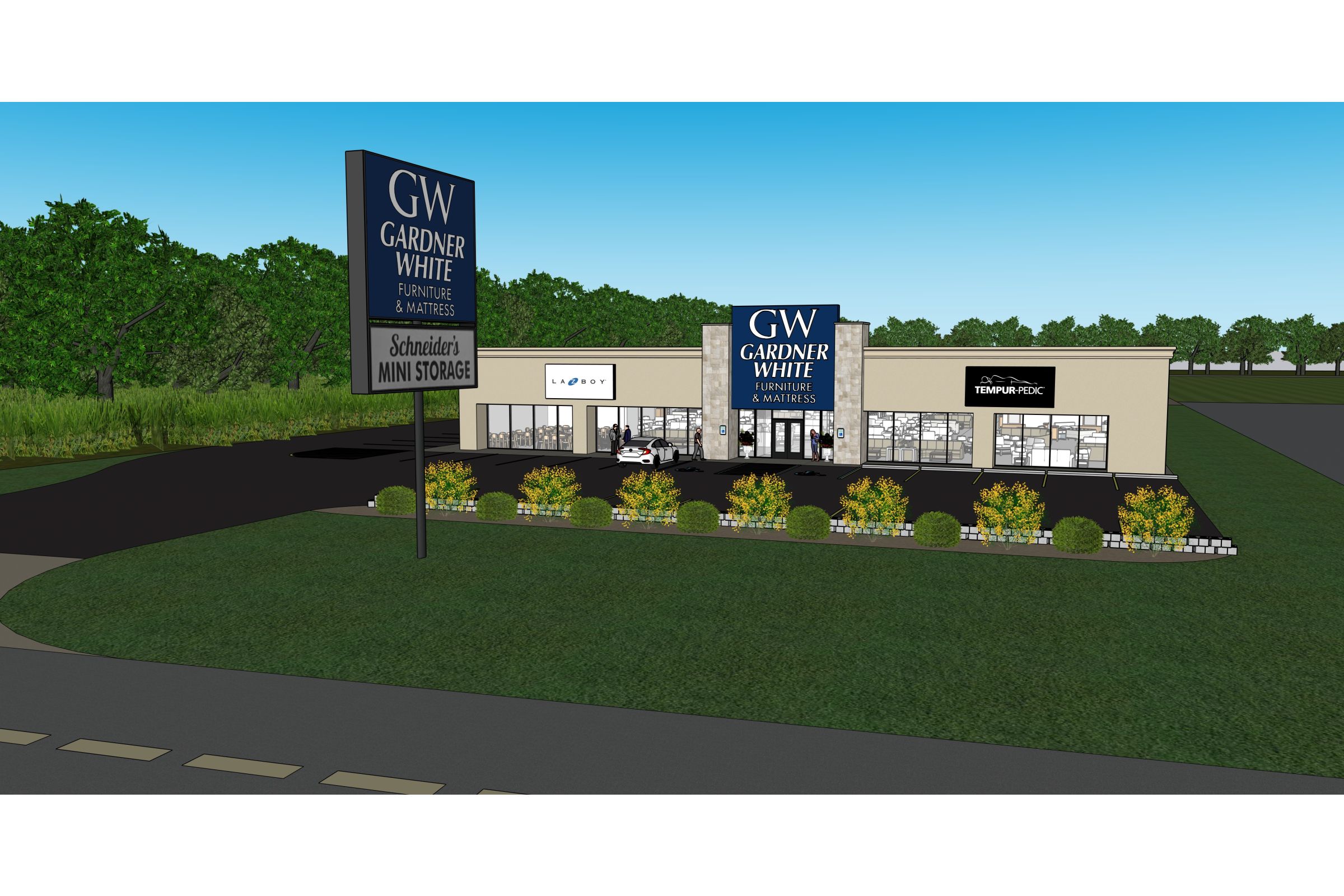 Storefront image of Gardner White's Owosso location